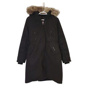 Canada Goose Kensington Parka long down winter coat black size S